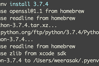 Use pyenv manage Python versions