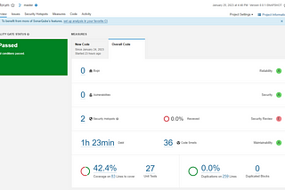 Integrate code quality review with Sonarqube