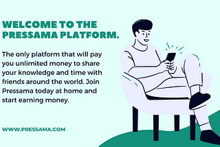 Pressama platform, earn from home.