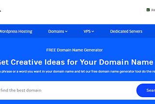 ServerSea domain name generator