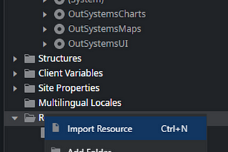 Import icon library into OutSystems Applications