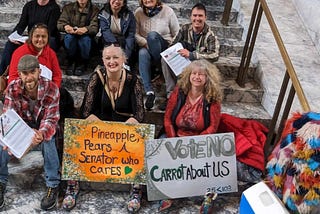 Advocating for funding the WeFeedWA Program at the 2023 Legislative Session. photo: Szabella Pasztor