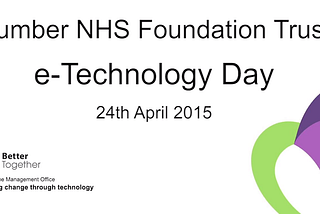 David Hill Chief Executive | Staff E-technology Day