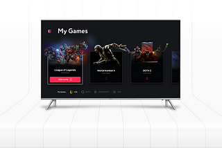 UI\UX Case study: Designing eSports for TV