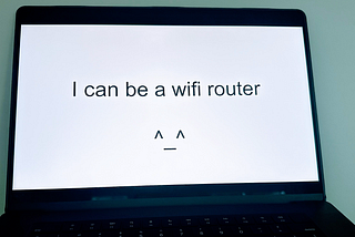 Use your MacBook 💻 as a Wi-Fi router 🛜 to share a wired connection