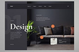 Inspiration of minimalism — website