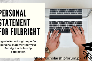 Writing Personal Statement for Fulbright