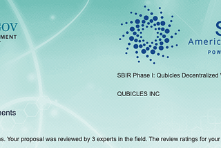 NSF Review of Qubicles Finds it “Excellent” and “Superior” Application of Blockchain in the Real…