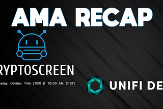 AMA RECAP — CRYPTOSCREEN INDONESIA with UNIFI DEFI