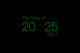 The Firsts of 2025 (Part II)