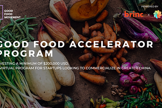 DayDayCook and Brinc commit to invest in 45 food tech companies that impact global food…