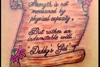 The Permanence of a Father’s Wisdom and Tattoos