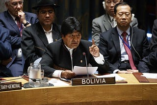 Remarks to the UN Security Council: President Evo Morales Ayma