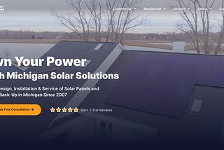 Michigan Solar Solutions ‘s website