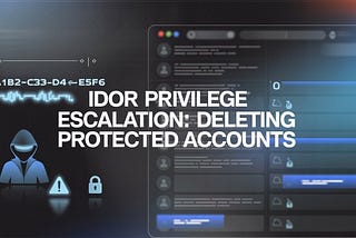 IDOR Privilege Escalation: Deleting Protected Accounts