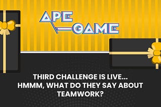 APE Game Challenge 3 of 6