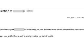 How to not take job application rejections personally