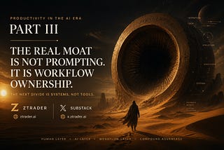 Productivity in the AI Era (Part III) The Real Moat Is Not Prompting. It Is Workflow.