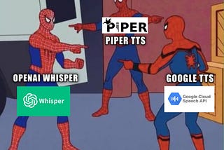 Is OpenAI Whisper, Google TTS, or Piper TTS faster? ⏩