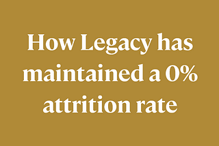 How (and Why) Legacy is Reinventing Workplace Benefits