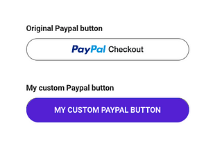 Customize Paypal button with HTML and CSS