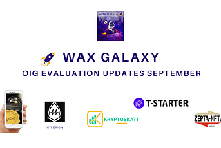 WAX Galaxy — September Updates