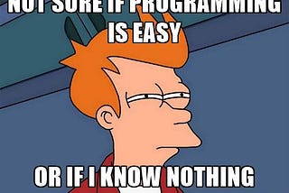 Programming isn’t easy, coding is.