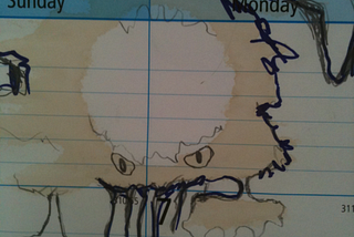 My daily doodles have been two things: