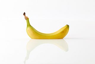 Banana on floor