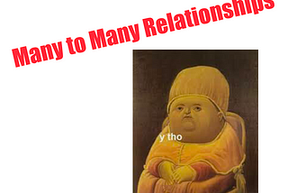Many-to-Many Relationships