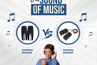 The Sound of music — Inbuilt and external Speakers