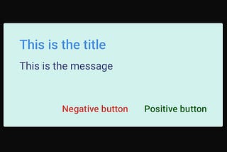 Solving Alert Dialog Theme Color Challenges