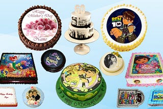 What are photo cakes and how are they made?