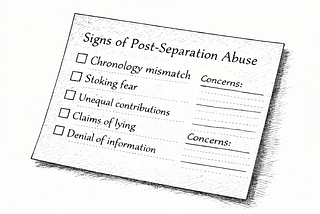 KPI’s of post Separation Abuse