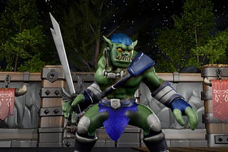 Male Warrior Orc, Level Four