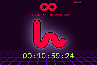 a screenshot of the wriggler website showing a countdown