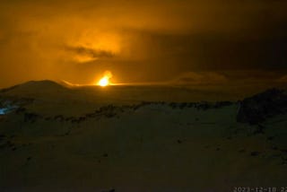 Icelandic Volcano Erupts Again