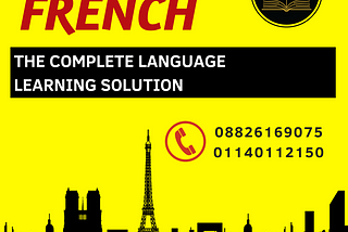 NGLISH French language course in delhi