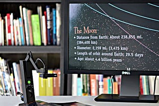 書画カメラを使った視覚障害者向けソリューション
