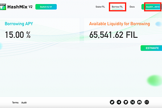 Miner Borrowing Tutorial — HashMix FIL Liquid Staking Protocol