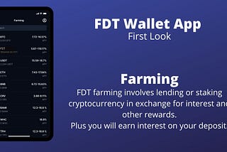 FDT Wallet App First LooK.