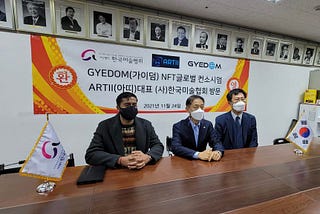 ‘Gyedom Consortium Partner’ ARTII, Korean Fine Arts Association and global NFT standardization…