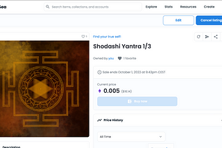 Shodashi Yantra