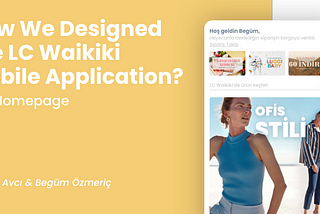 How We Designed the LC Waikiki Mobile Application? — E.4: Homepage