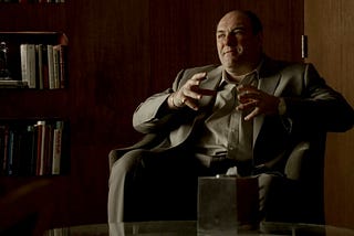 James Gandolfini as Tony Soprano in HBO’s “The Sopranos”.