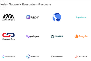 Axelar Network Ecosystem Partners