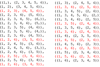 How To The Count Number Of Ways That A List Of Items Can Be Partitioned Into Identical Sized…