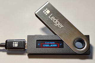 How to move a VeChain (X-)Node token to a Ledger Nano hardware wallet