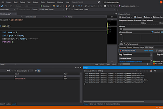 How to Debug Memory in Visual Studio 2019