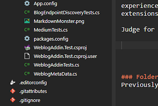 FolderBrowser Enhancements in Markdown Monster